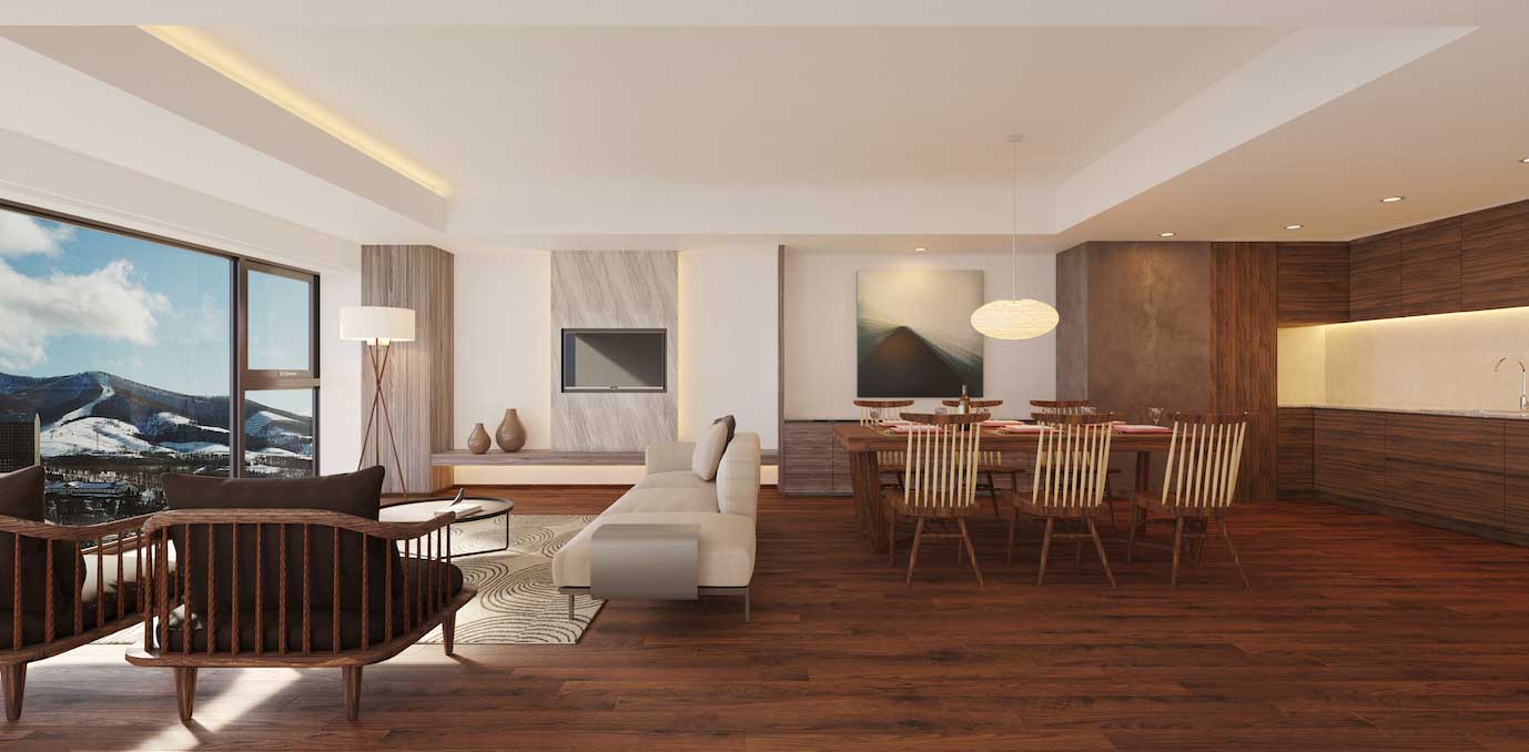 ザ・ヴェール・ルスツ 自然との一体感をコンセプトに設計した客室 イメージ