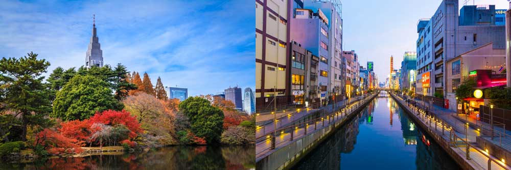 東京と大阪の人気エリアを調査