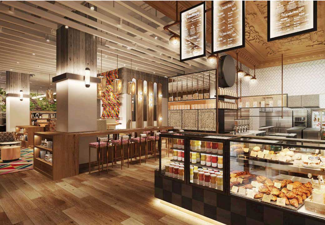 （株）HUGE　HUGE初となるカフェ業態「THE FRONT ROOM」が2022年9月6日に丸ビル1階にオープン