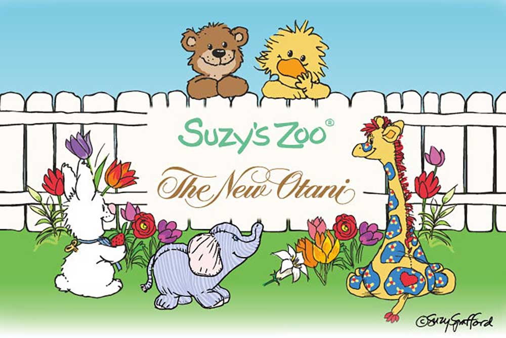（株）スタイリングライフ・ホールディングスプラザスタイルカンパニー 　ホテルニューオータニに、55周年を迎えた「Suzy's Zoo（スージー・ズー）」のコラボレーションルームが期間限定で登場