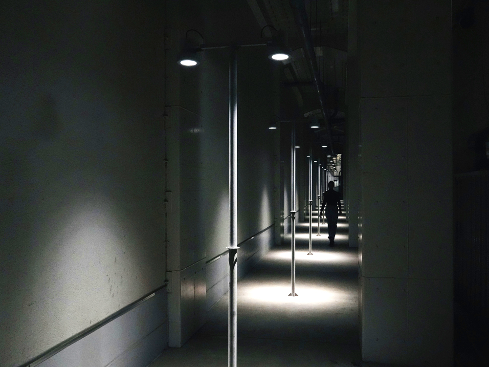 夜はエントランスルートが変わり、ミュージックエリアに繋がる全長50メートルに渡る“The Tunnel”を抜けて入店する。ミステリアスなパッセージが、お客さまそれぞれの”日常”から解き放たれる”時間へとスイッチングしてくれる