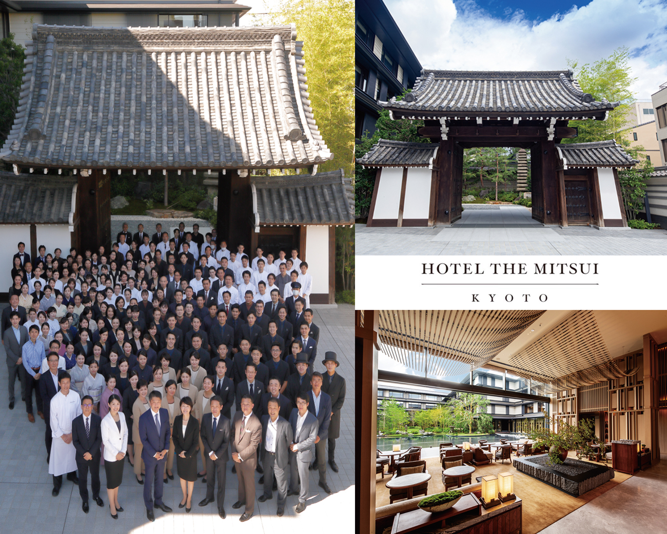 国内最高級のラグジュアリーホテルを目指し、 開業へのカウントダウンが始まる。 HOTEL THE MITSUI KYOTO