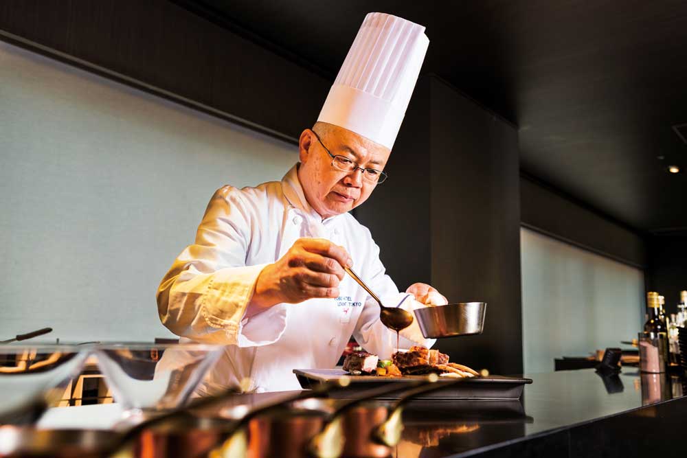 「簾」料理長の柴谷 邦彦シェフ