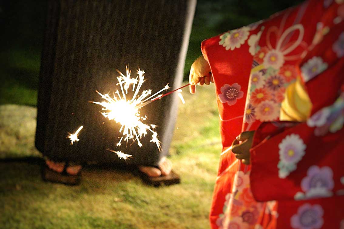 手持ち花火を楽しめる「HANABI Stay」