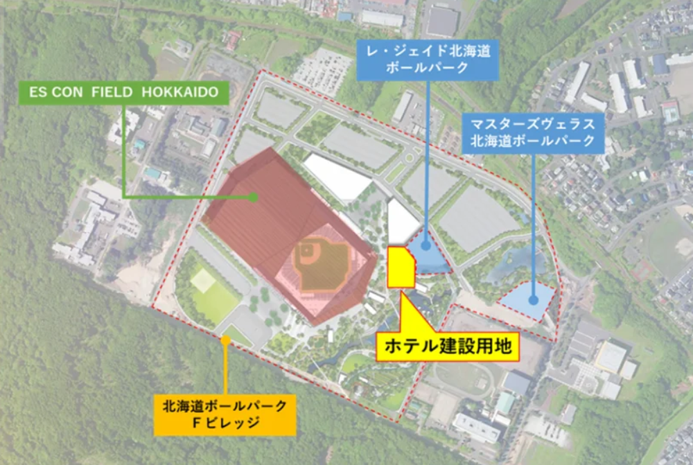 球場エスコンフィールドHOKKAIDOの近接地にて、「バンヤン・グループ」のブランドホテルが2027年3月オープン